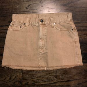 NWT Fee people tan skirt 0